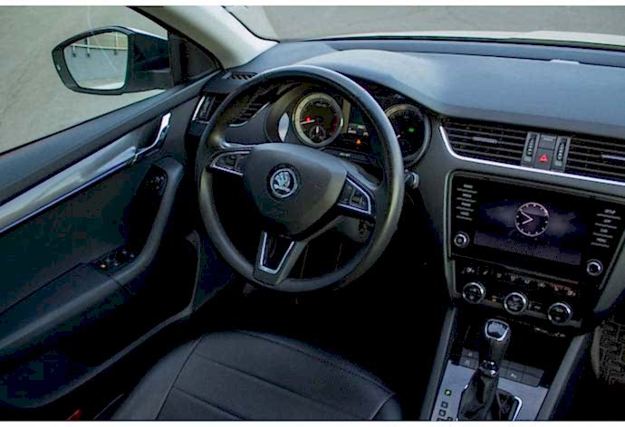 Skoda Octavia Turbo car interior