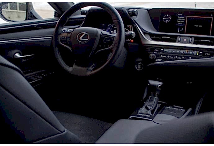 Lexus ES250 Executive car interior