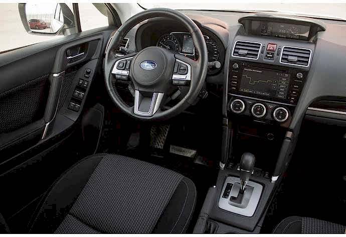 Subaru Forester car interior